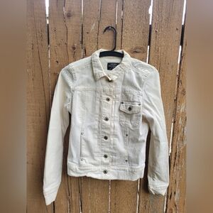 Ralph Lauren Polo Jeans Kaitline White Jean Jacket Y2K